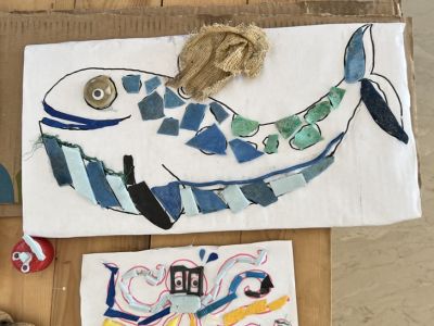 upcycling nachhaltigkeit am strand korfu