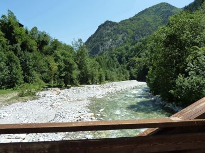 Der Maira Fluss im Piemont.