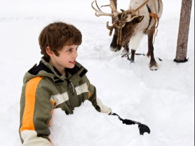 Urlaub im Wildnisdorf in Schweden.