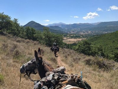 wanderurlaub mit eseln abruzzen italien