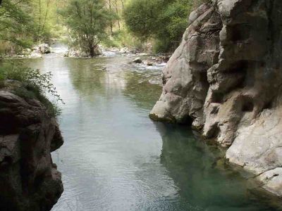 Lagune im Nationalpark Cilento.