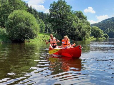 Kanufahren bayerischer Wald familienurlaub camping