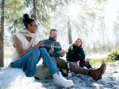 winterurlaub finnland pause