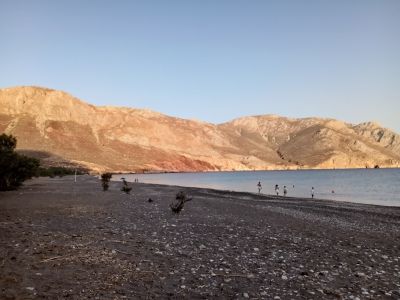 Eristos Beach am Abend