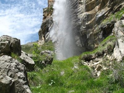 Wasserfall im Parc du Mercantour.