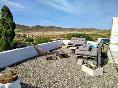 Finca Cabo de Gata: Dachterrasse mit Panoramablick