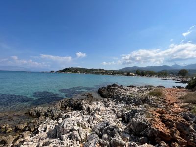 Die Bucht von Agios Spyridon 