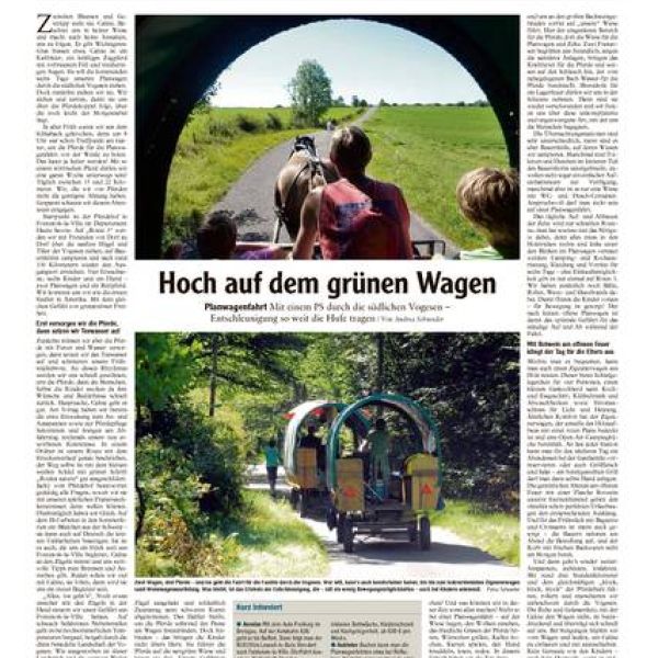 Planwagen-Urlaub in den Vogesen - Frankreich