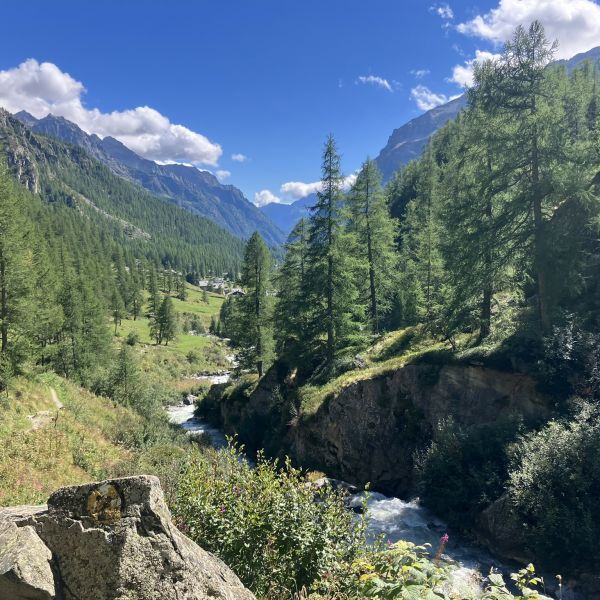 Bergwandern ohne Gepck im Valle del Lys - Aostatal