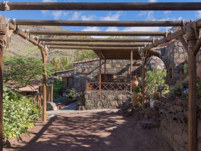 Villa aus Fladsteinen im Öko-Hotel auf Gran Canaria