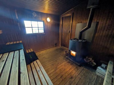 Sauna Wellness Winterurlaub Schweden Familienreise
