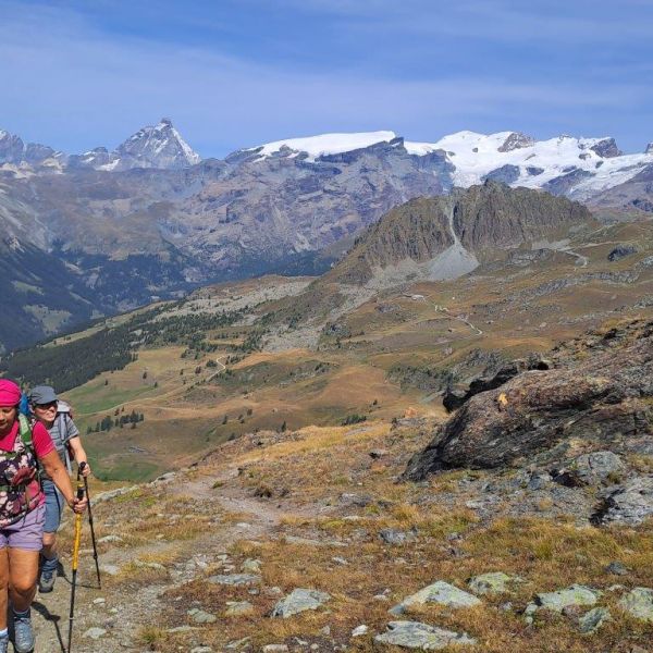 Genusswandern ohne Gepck in den Bergen des Val dAyas - Aostatal