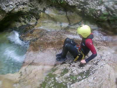 slowenien familienreise aktivurlaub zelinc canyoning