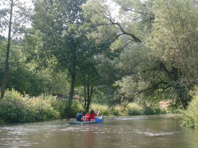klettern familie camping urlaub franken aktiv paddeln kanu