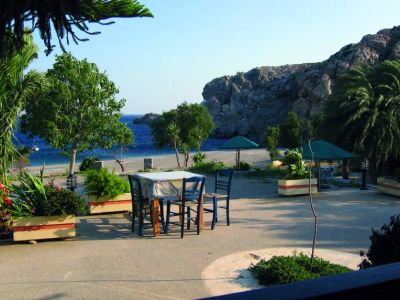 Aktivurlaub Kreta Strand Restaurant Terrasse