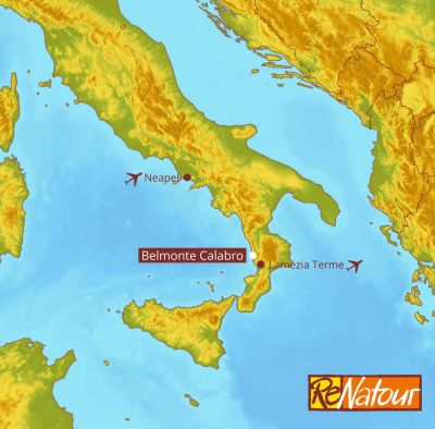 Italien Süditalien Kalabrien Mittelmeerküste Belmonte Calabro albergo diffuso
