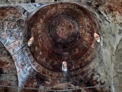albanien trekking ohne gepäck kirche orthodox kuppel