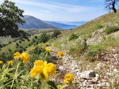 balkan albanien wandern am meer