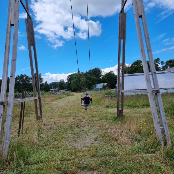 Familienurlaub auf dem Bauernhof auf land - Schweden