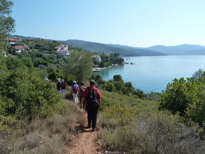 Retreat Yoga Wandern Gruppe Griechenland