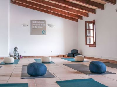 Yoga-Raum in Finca Son Manera Mallorca 