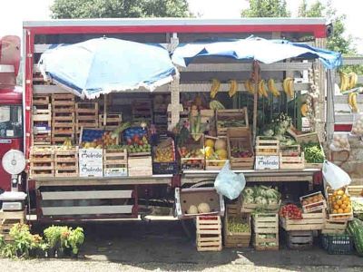 Wochenmarkt in Santa Maria im Cilento.