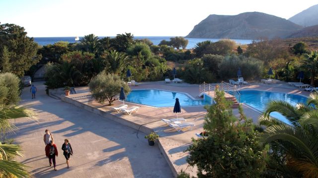 tilos hotel eristos blick