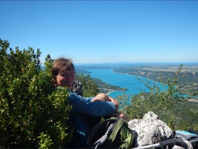 familie wandern frankreich see aktiv sport teenager