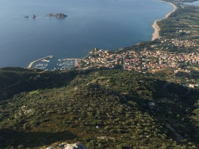 Sardinien Berge Meer Ausblick