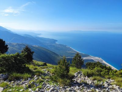 albanische küste wandern panorama