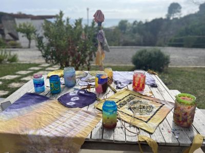 selbst gestaltete windlichter kreativ neu individuell nachhaltig upcycling