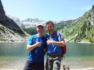 Aktivurlaub in der Gruppe in Slowenien in den Alpen