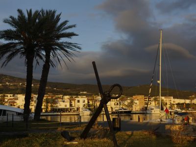 Silvester Segeltrn in der Strae von Gibraltar