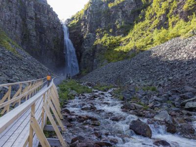 der hoechste wasserfall schwedens