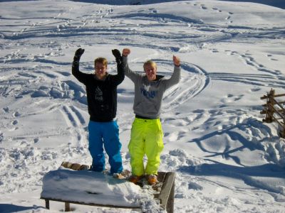 Freude am Schnee und in der Natur