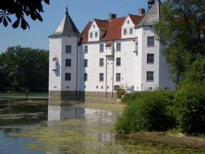 Wasserschloss in Glücksburg an der Ostsee