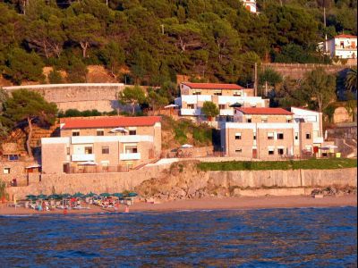 Residenza Fontanelle Cilento Blick vom Meer