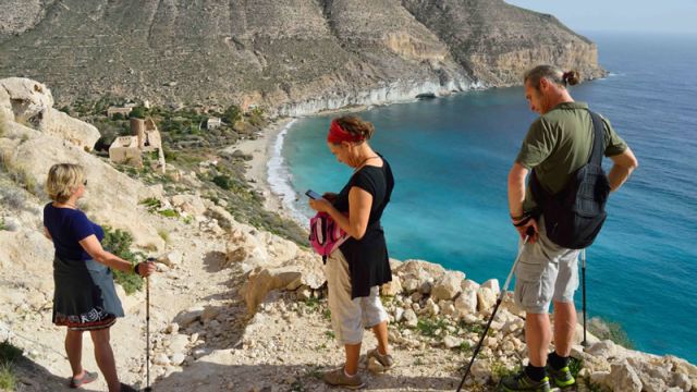 Spanien Andalusien Cabo de Gata Wandern individuell ohne Gepäck
