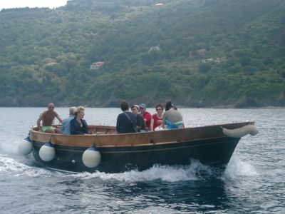 Bootsausflug im Tyrrhenischen Meer.