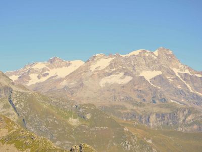 Bergmassiv Monte Rosa in voller Pracht