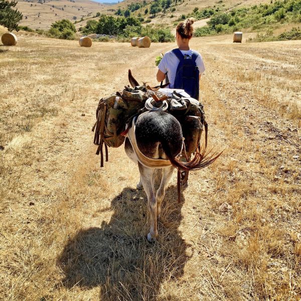 Eselwandern in den Abruzzen: Trekking-Abenteuer in Italien