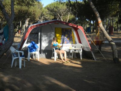 Urlaub im Zelt Sardinien Mietzelt Steilwandzelt