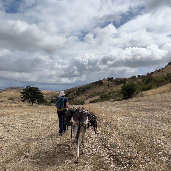 Eselwandern in den Abruzzen: Trekking-Abenteuer in Italien