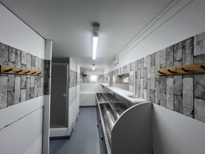 duschcontainer am campingplatz