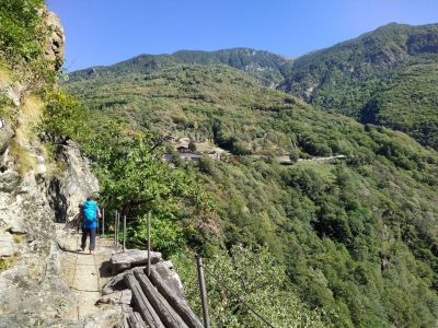 organisierte Wanderung in den italienischen Alpen