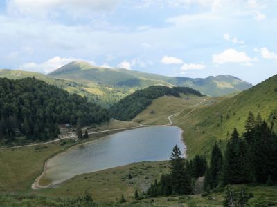 bergsee montenegro einsamkeit wandern 