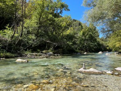 Steinmnnchen Acheron Fluss in Epirus