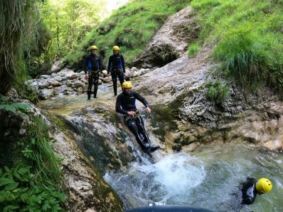 slowenien familiencamp canyoning 