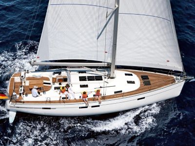 Segeltrn fr Familien Korfu Paxos - Yacht von oben