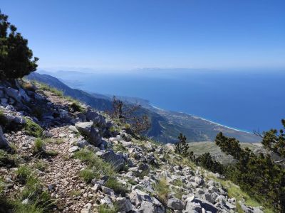 albanische riviera llogara nationalpark wandern